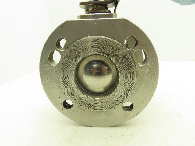 Trans-Valve 305B 3" Flanged Manual 316SS Stainless Ball Valve ANSI 150