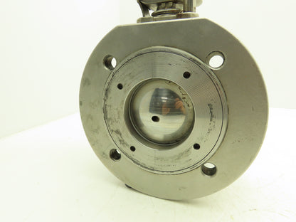 Trans-Valve 305B 3" Flanged Manual 316SS Stainless Ball Valve ANSI 150