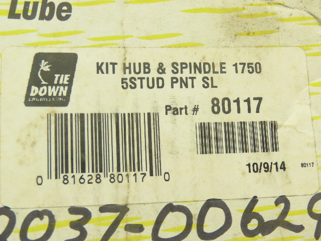 Tie Down Engineering 80117 Long Run 5-Lug Hub Spindle End  1750-Lb. Capacity