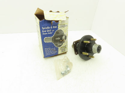 Tie Down Engineering 80117 Long Run 5-Lug Hub Spindle End  1750-Lb. Capacity