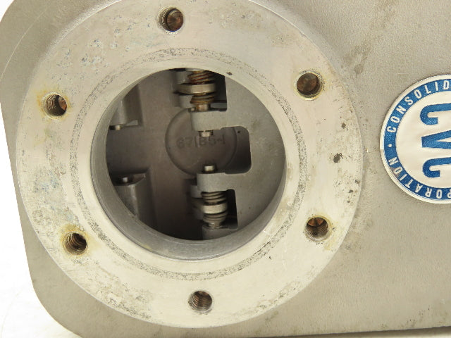 Consolidated Vacuum Corp VCS 2.25" Flanged Knife Manual Gate Valve Metal Seat