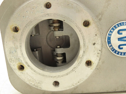 Consolidated Vacuum Corp VCS 2.25" Flanged Knife Manual Gate Valve Metal Seat