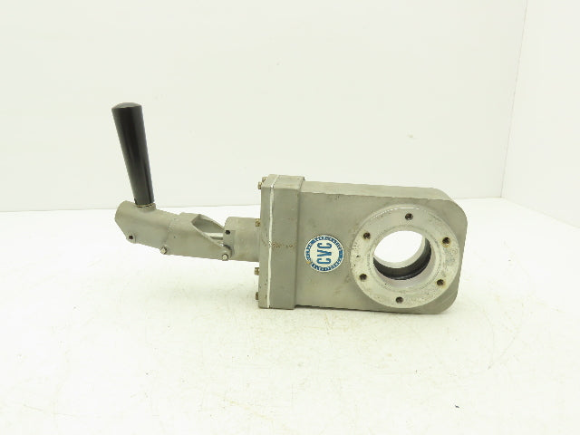 Consolidated Vacuum Corp VCS 2.25" Flanged Knife Manual Gate Valve Metal Seat
