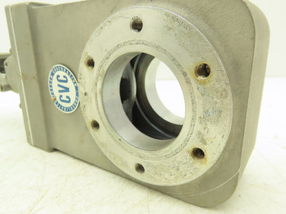 Consolidated Vacuum Corp VCS 2.25" Flanged Knife Manual Gate Valve Metal Seat