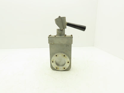 Consolidated Vacuum Corp VCS 2.25" Flanged Knife Manual Gate Valve Metal Seat