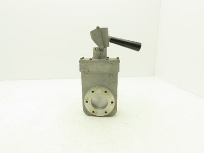Consolidated Vacuum Corp VCS 2.25" Flanged Knife Manual Gate Valve Metal Seat