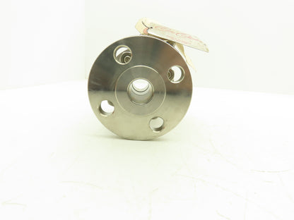 Flow-Tek F15 1" 150 Flanged 2pc Stainless Ball Valve 275psi 316SS/CF8M
