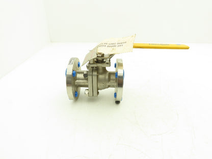 Flow-Tek F15 1" 150 Flanged 2pc Stainless Ball Valve 275psi 316SS/CF8M