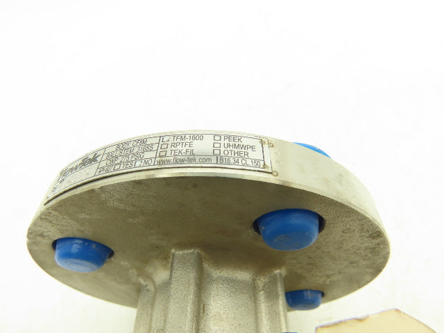Flow-Tek F15 1" 150 Flanged 2pc Stainless Ball Valve 275psi 316SS/CF8M