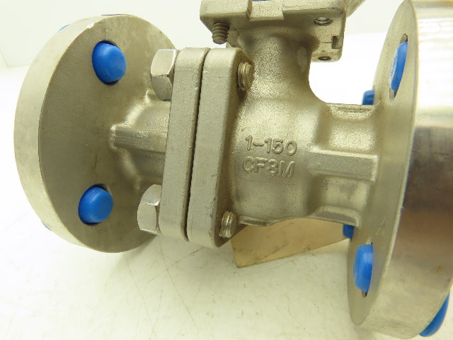Flow-Tek F15 1" 150 Flanged 2pc Stainless Ball Valve 275psi 316SS/CF8M