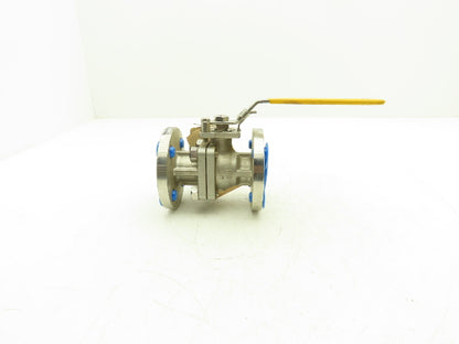 Flow-Tek F15 1" 150 Flanged 2pc Stainless Ball Valve 275psi 316SS/CF8M