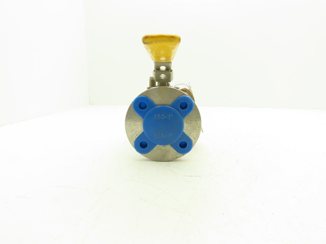 Flow-Tek F15 1" 150 Flanged 2pc Stainless Ball Valve 275psi 316SS/CF8M