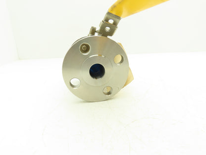 Flow-Tek F15 1" 150 Flanged 2pc Stainless Ball Valve 275psi 316SS/CF8M
