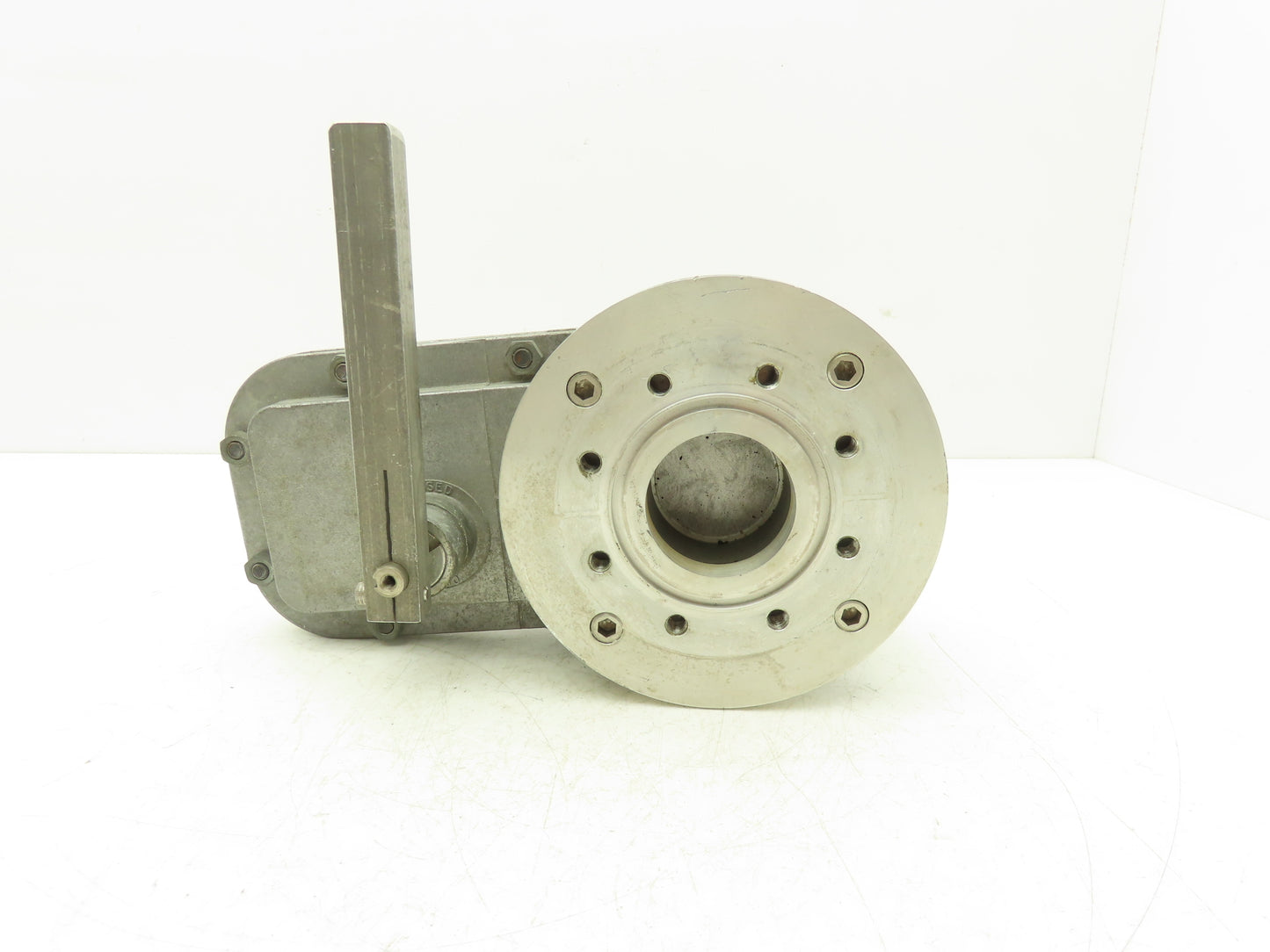 Vacuum Research Company S482 2" Flanged Knife Manual Gate Valve Rubber Seat