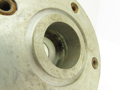 Vacuum Research Company S482 2" Flanged Knife Manual Gate Valve Rubber Seat