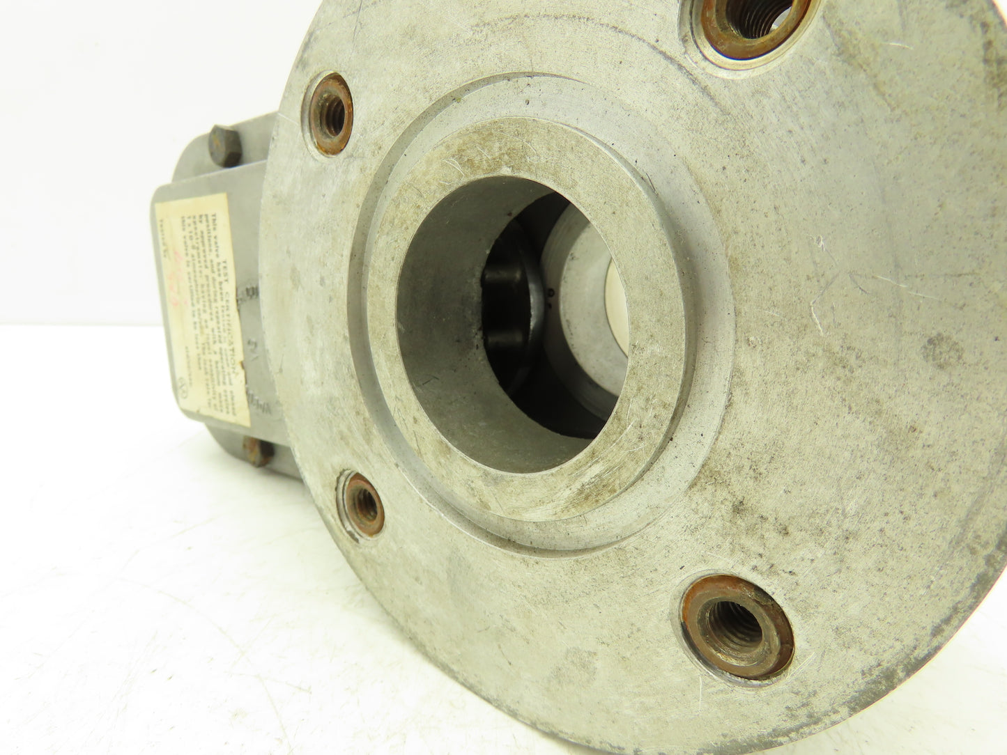 Vacuum Research Company S482 2" Flanged Knife Manual Gate Valve Rubber Seat