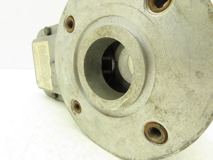 Vacuum Research Company S482 2" Flanged Knife Manual Gate Valve Rubber Seat