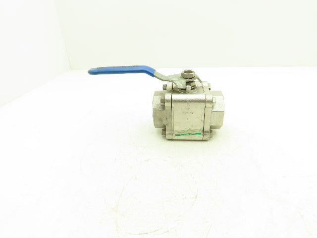TBV 15SE23636GT Stainless Ball Valve 2" NPT 1500 WOG CF8M