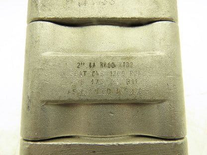 Jamesbury 4A 3600 2" Ball Valve XTB2 Seat CF8M 1200psi