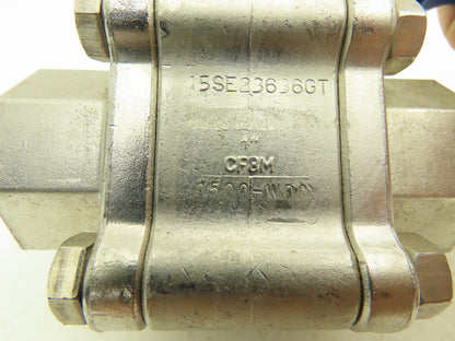 TBV 15SE23636GT Stainless Ball Valve 1" NPT 1500 WOG CF8M Lot of 3