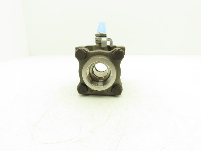 Jamesbury 4A 3600 1-1/2" Ball Valve PTFE Seat CF8M 1200psi 3-Piece