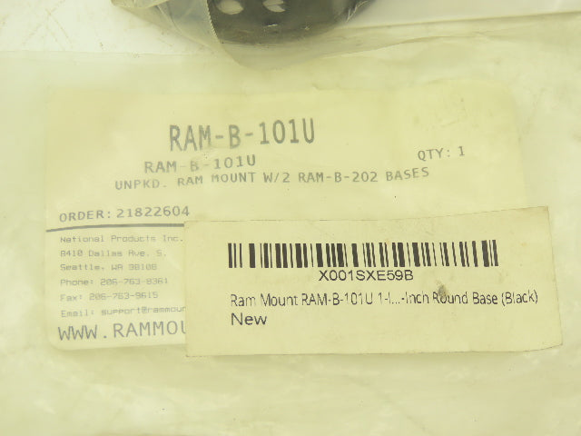 Ram Mounts RAM-B-101U Double Socket Arm Size B Medium Lot Of 4