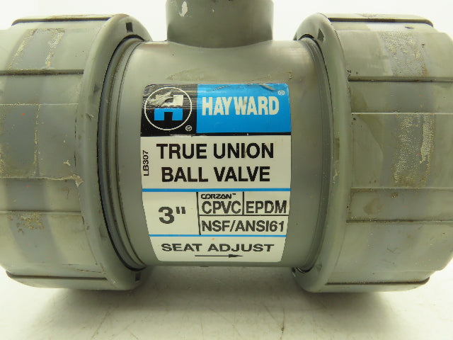 Hayward LB307 3" True Union Ball Valve CPVC