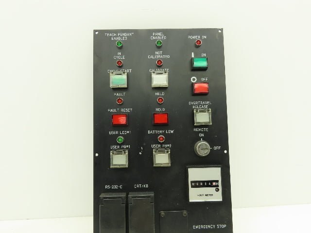 Fanuc A05B-2051-C126 Operator Control Panel w/Hour Meter RS-232-C