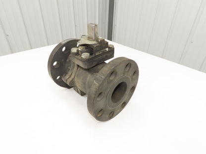 Flow-Tek F30 2-1/2" Class300 Flanged 2pc WCB Body Ball Valve 740psi 316SS Ball