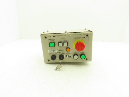 Yaskawa JZRCR-XPB01 Motoman Servo Robot Remote Operator Panel w/Keys