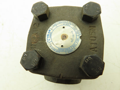 Velan 2637-159-118 W-2034B-02TY 1" Spring Loaded Piston Check Valve Forged