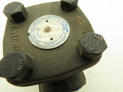 Velan 2637-159-118 W-2034B-02TY 1" Spring Loaded Piston Check Valve Forged