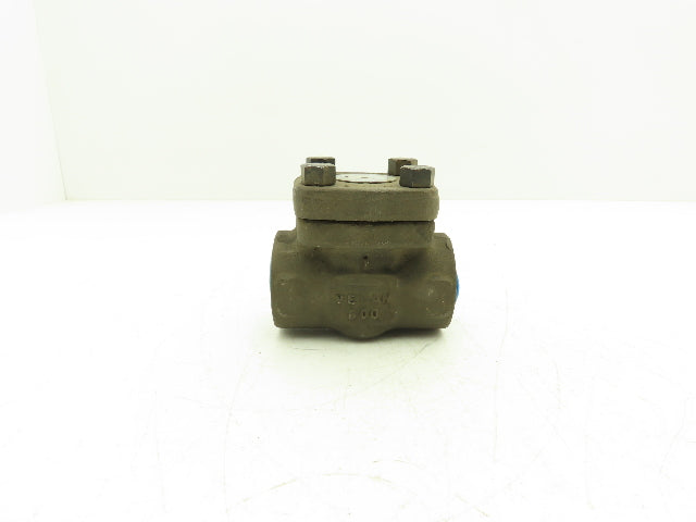 Velan 2637-159-118 W-2034B-02TY 1" Spring Loaded Piston Check Valve Forged