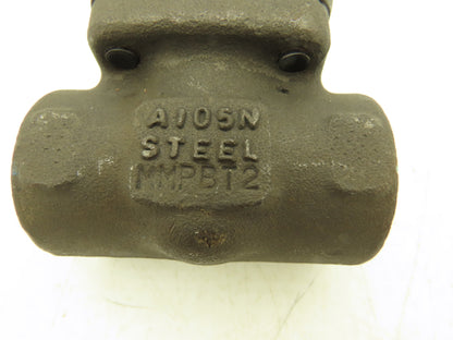 Velan 2637-159-118 W-2034B-02TY 1" Spring Loaded Piston Check Valve Forged