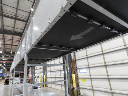 Hytrol BPC 43"x 65' Slider Bed Conveyor 41" Belt 7.5Hp 3PH Center Drive 170fpm