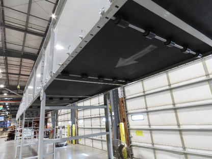 Hytrol BPC 43"x 65' Slider Bed Conveyor 41" Belt 7.5Hp 3PH Center Drive 170fpm