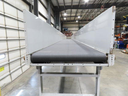 Hytrol BPC 43"x 65' Slider Bed Conveyor 41" Belt 7.5Hp 3PH Center Drive 170fpm