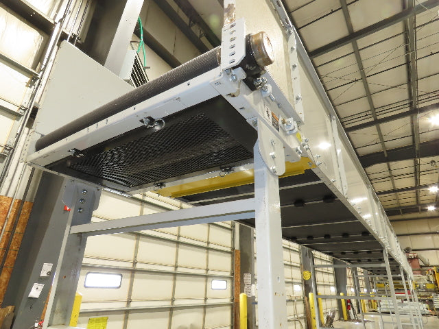 Hytrol BPC 43"x 65' Slider Bed Conveyor 41" Belt 7.5Hp 3PH Center Drive 170fpm