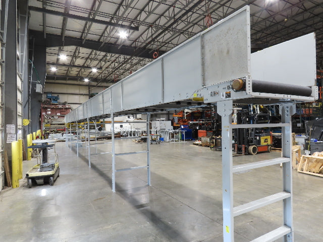 Hytrol BPC 43"x 65' Slider Bed Conveyor 41" Belt 7.5Hp 3PH Center Drive 170fpm