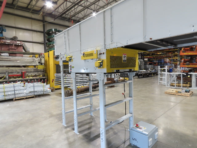 Hytrol BPC 43"x 65' Slider Bed Conveyor 41" Belt 7.5Hp 3PH Center Drive 170fpm