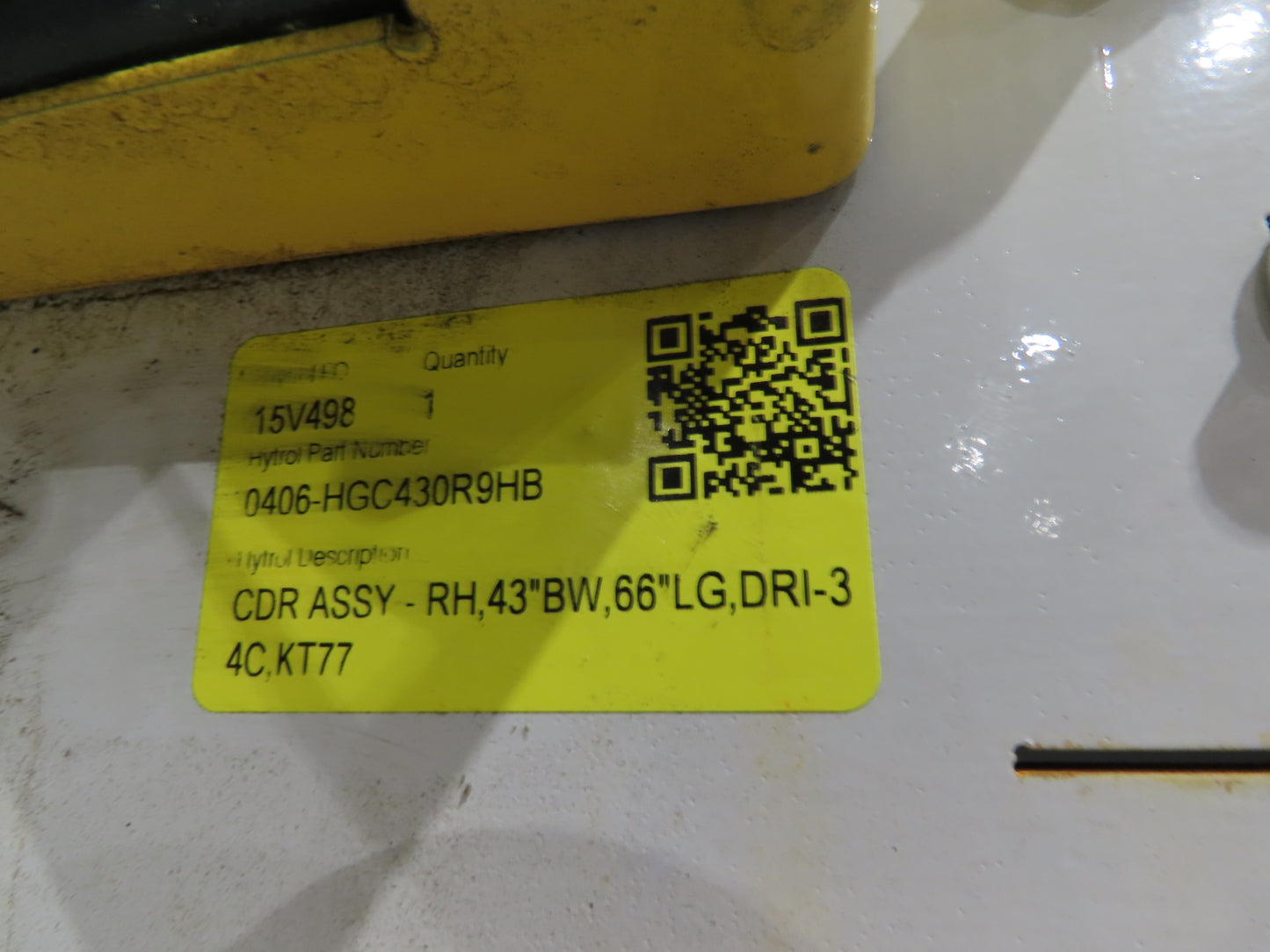 Hytrol BPC 43"x 65' Slider Bed Conveyor 41" Belt 7.5Hp 3PH Center Drive 170fpm