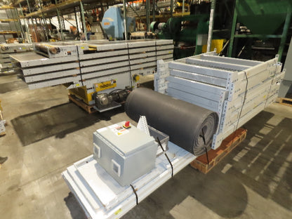 Hytrol BPC 43"x 65' Slider Bed Conveyor 41" Belt 7.5Hp 3PH Center Drive 170fpm