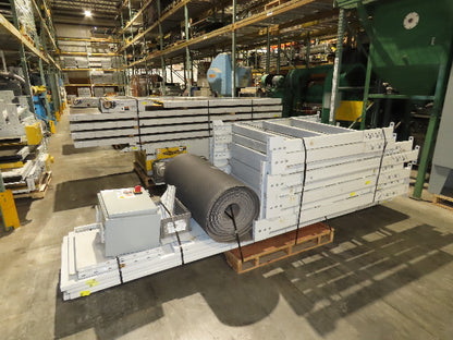 Hytrol BPC 43"x 65' Slider Bed Conveyor 41" Belt 7.5Hp 3PH Center Drive 170fpm