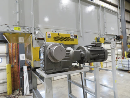 Hytrol BPC 43"x 65' Slider Bed Conveyor 41" Belt 7.5Hp 3PH Center Drive 170fpm