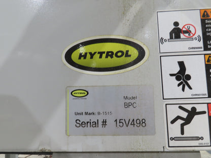 Hytrol BPC 43"x 65' Slider Bed Conveyor 41" Belt 7.5Hp 3PH Center Drive 170fpm