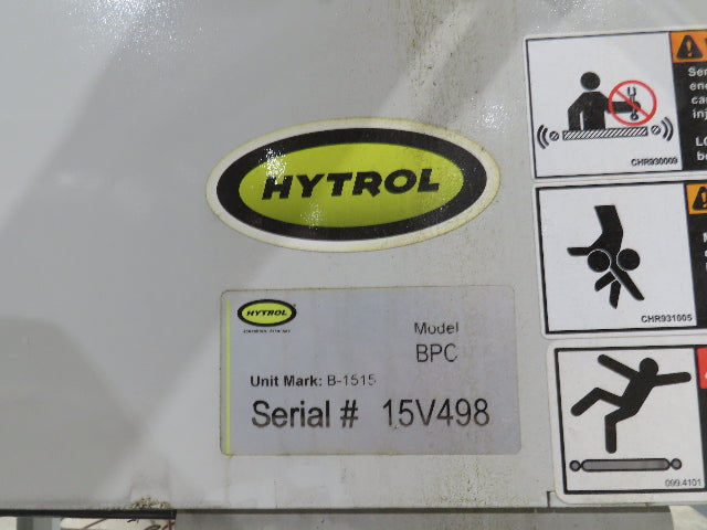 Hytrol BPC 43"x 65' Slider Bed Conveyor 41" Belt 7.5Hp 3PH Center Drive 170fpm