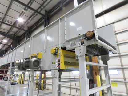 Hytrol BPC 43"x 65' Slider Bed Conveyor 41" Belt 7.5Hp 3PH Center Drive 170fpm