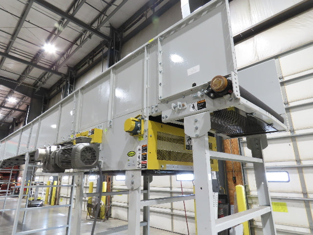 Hytrol BPC 43"x 65' Slider Bed Conveyor 41" Belt 7.5Hp 3PH Center Drive 170fpm