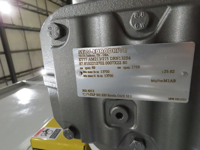 Hytrol BPC 43"x 65' Slider Bed Conveyor 41" Belt 7.5Hp 3PH Center Drive 170fpm