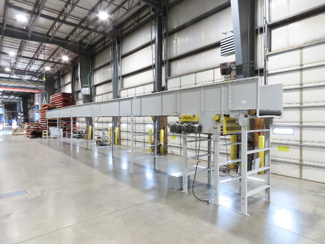 Hytrol BPC 43"x 65' Slider Bed Conveyor 41" Belt 7.5Hp 3PH Center Drive 170fpm